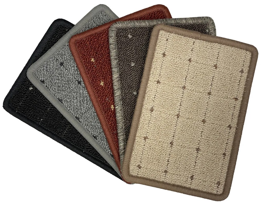 Kusový koberec Udinese terra štvorec, 60x60, oranžová, chodba / predsieň, Condor Carpets