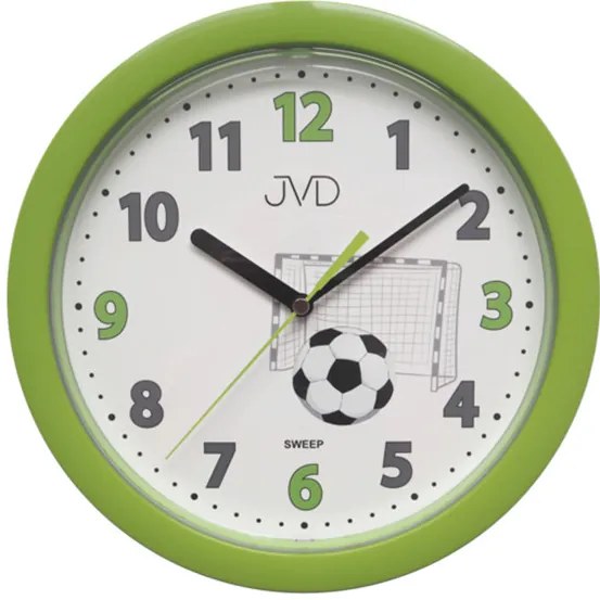 Detské nástenné hodiny JVD HP612.D4 Futbal, 25 cm