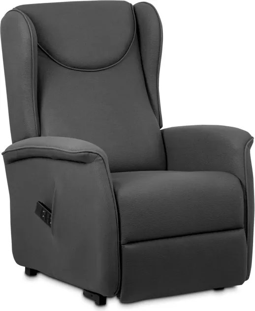 Polohovacie kreslo sivé, elektrické TV-1192 GREY2