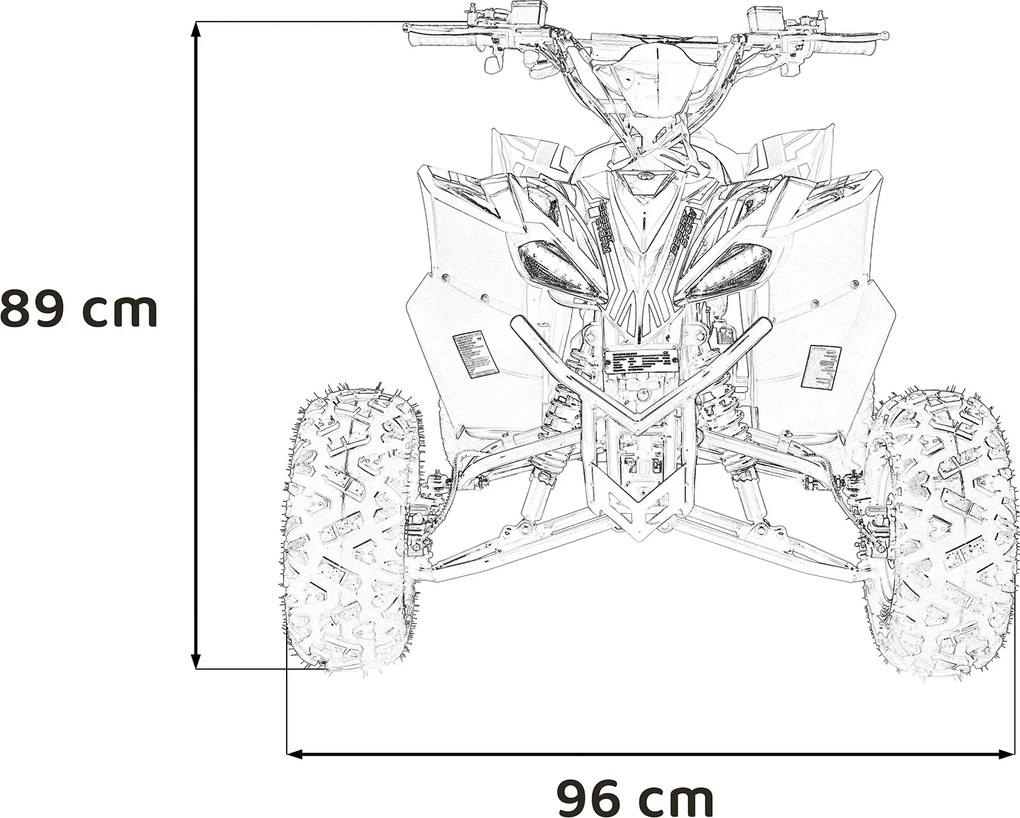Ramiz Štvorkolka DESERT STORM LIFT čierna