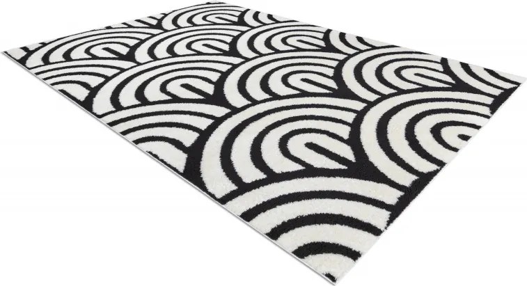 Dywany Łuszczów, AKCIA: 160x220 cm Kusový koberec Mode 8629 cream/black, biela, kancelária