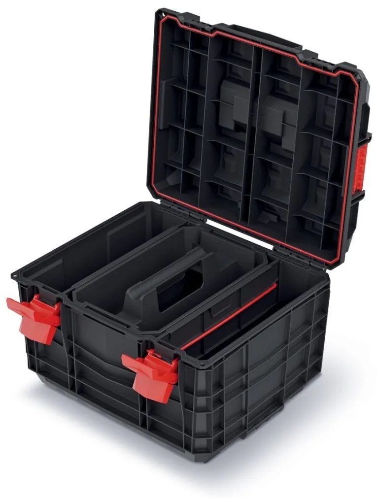 Kufr na nářadí CEBLOCCK 45 x 38 x 29 cm černo-červený