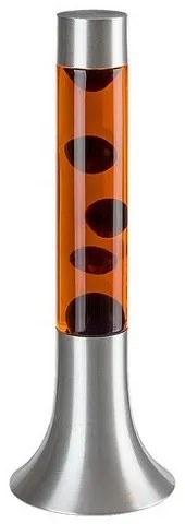 Rabalux 76026 dekoratívna lávová stolná LED lampa Poppilol, oranžovočervená