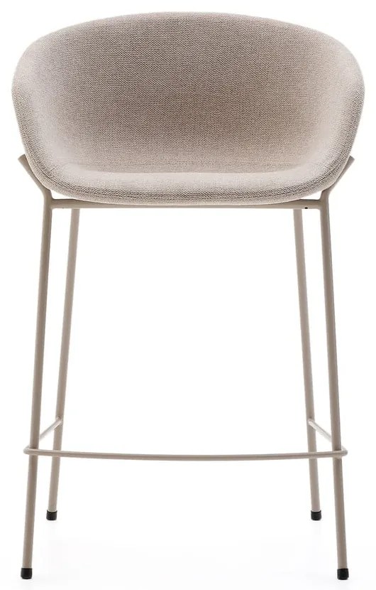 Béžová barová stolička (výška sedadla 65 cm) Yvette – Kave Home