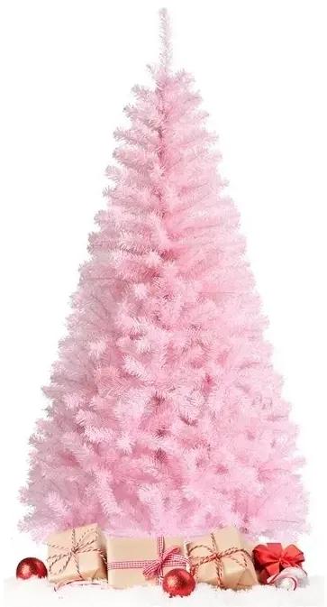 Umelý vianočný stromček, ružový | 150 cm