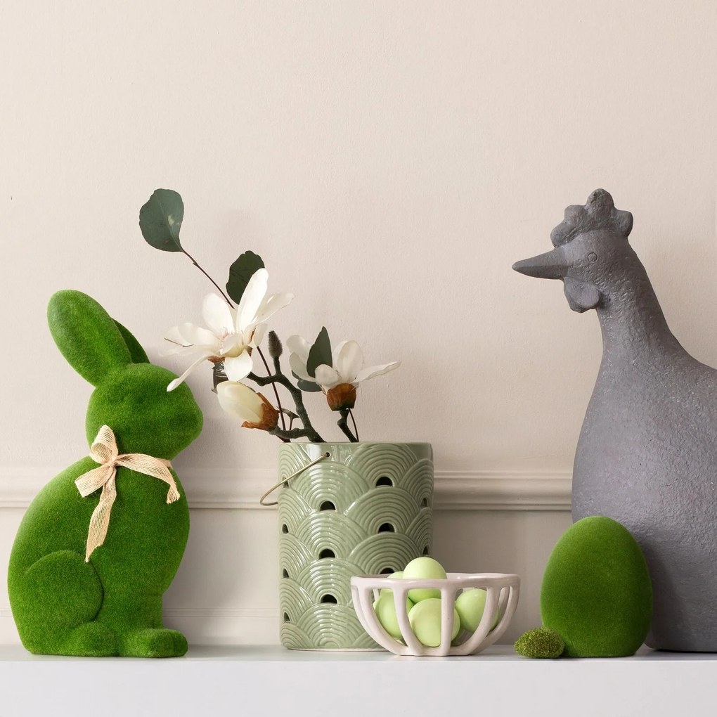 VEĽKONOČNÁ SOŠKA PRINTE4 20X25 CM ZELENÁ