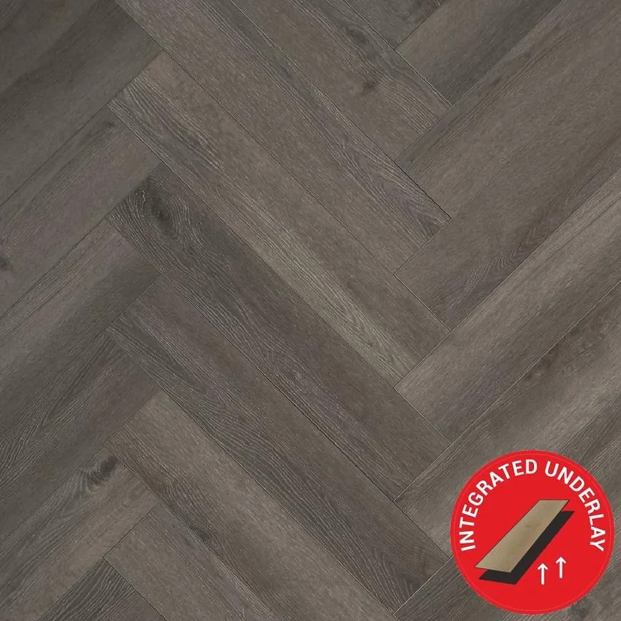 Vinylová podlaha LVT Yukon Hb Smoked Grey 5mm  0,55mm