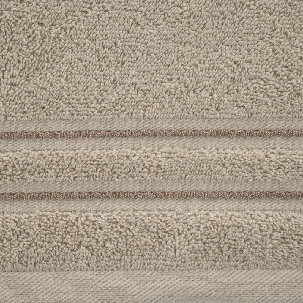 BAVLNENÝ UTERÁK EMINA SADA 6KS 30X50 CM BÉŽOVÁ