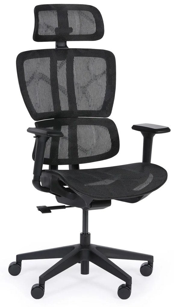 Kancelárska stolička NICO 1+1 ZADARMO, čierna