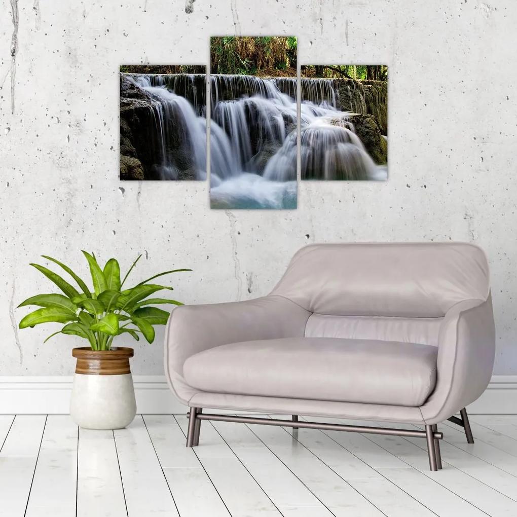 Obraz vodopádov v džungli (90x60 cm)