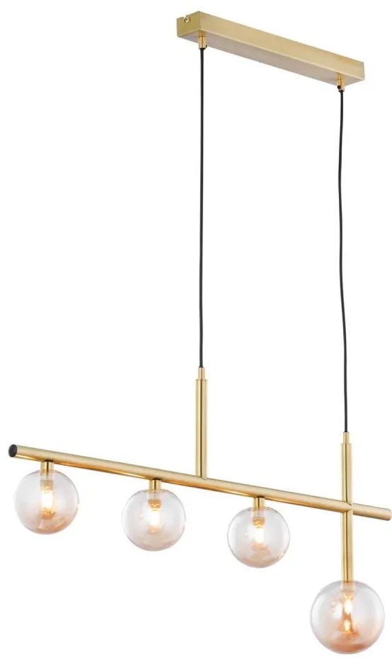 Jupiter 1899 - Luster na lanku NEPTUN 4xG9/14W/230V zlatý