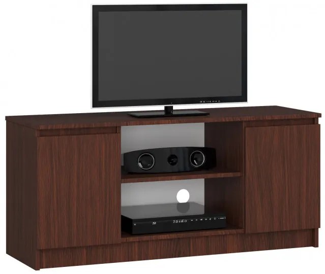 Stolík pod TV RTV 120 2D 1P wenge