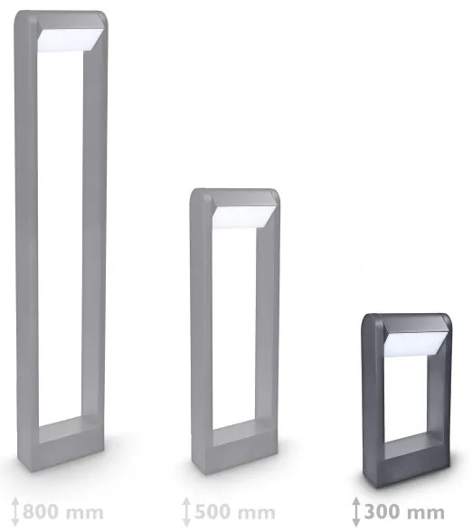 Brilagi - LED Vonkajšia lampa CROTONE LED/7W/230V antracit IP54 30 cm