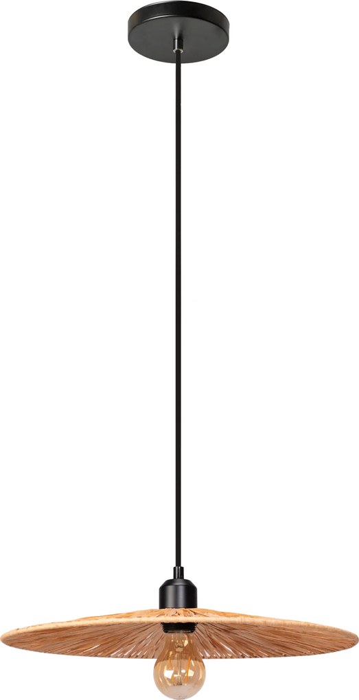 Toolight Toolight, stropné svietidlo 1xE27 APP1311-1CP, hnedá, OSW-00946