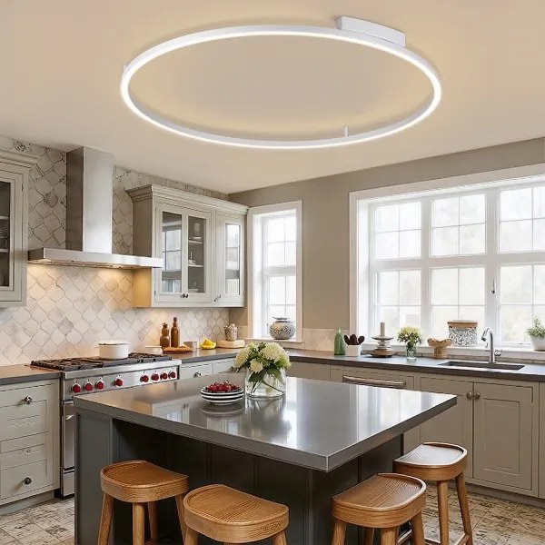 BRILAGI - LED stmievateľné svietidlo PORTOFINO LED/85W/230V pr. 120 cm strieborná+DO