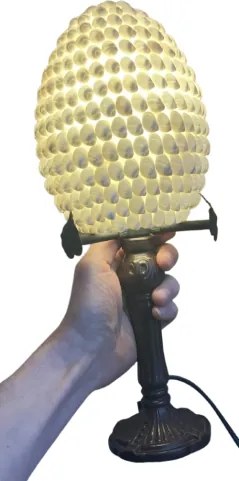 Lampa 400 Morských mušlí Tiffany Style Branches Ø15*37