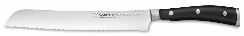 Wüsthof Wüsthof - Kuchynský nôž na chleba CLASSIC IKON 20 cm čierna GG317