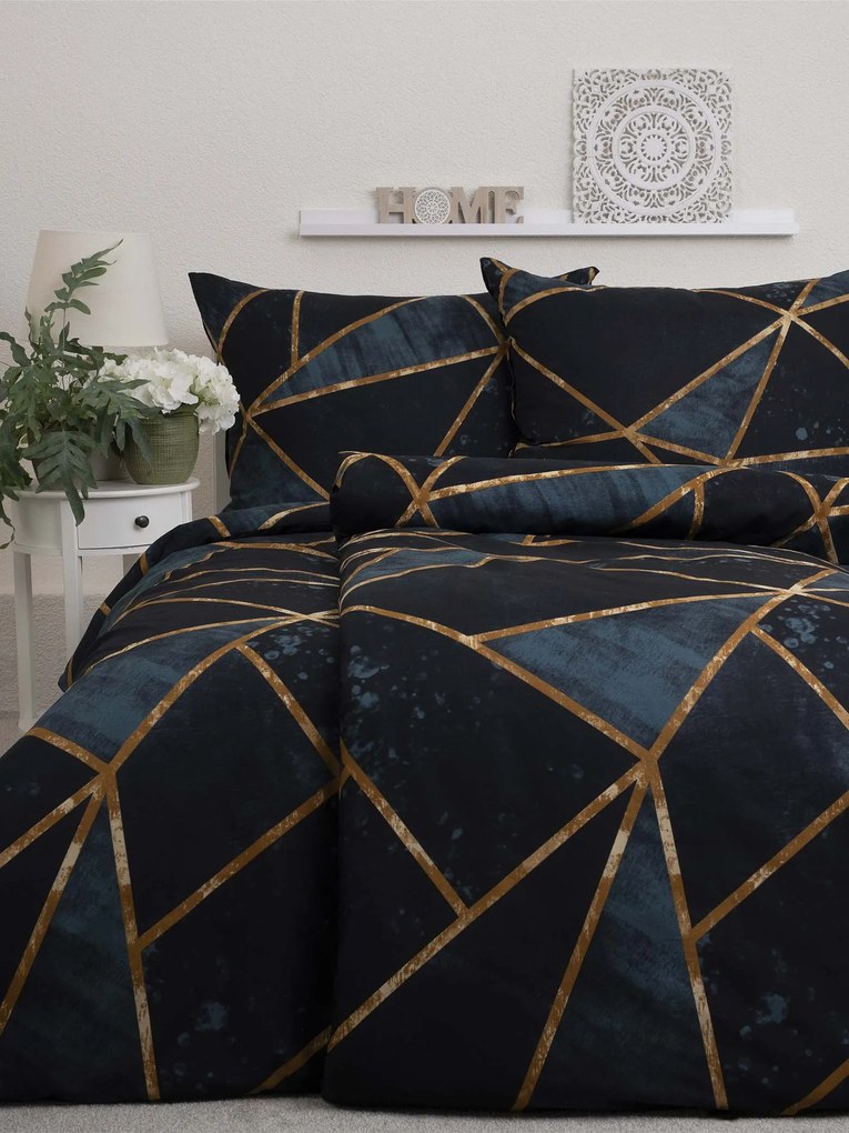 Francúzske bavlnené obliečky Renforcé - Marco zelené