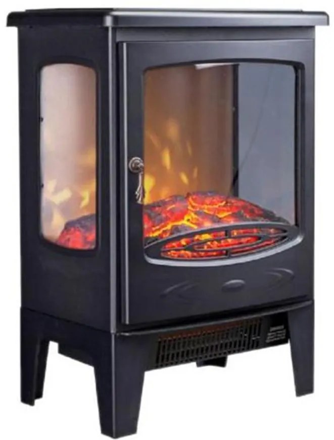 Elektrický krb Nora čierny 1800W