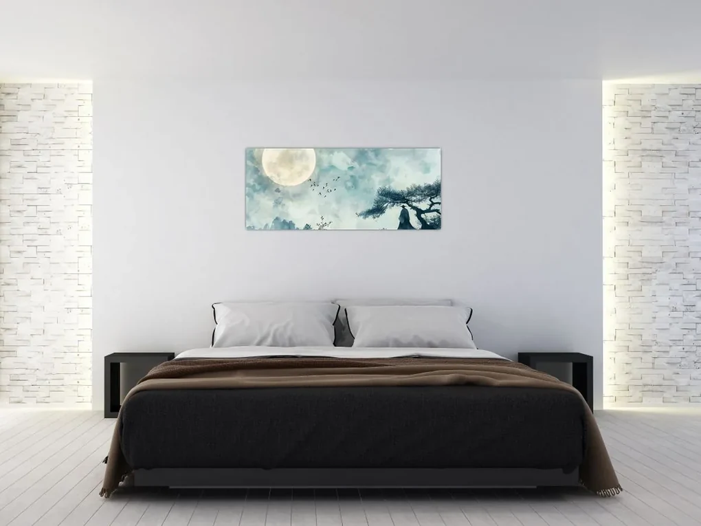 Obraz - Maľba splnu (120x50 cm)