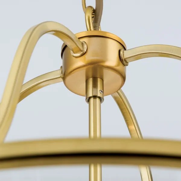 Orion - Luster na reťazi BRUNO 6xE14/40W/230V priemer 43 cm zlatý