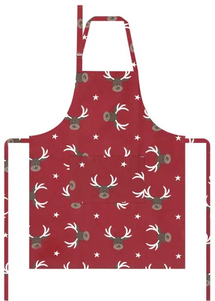 Kuchynská zástera REINDEER červená 833040