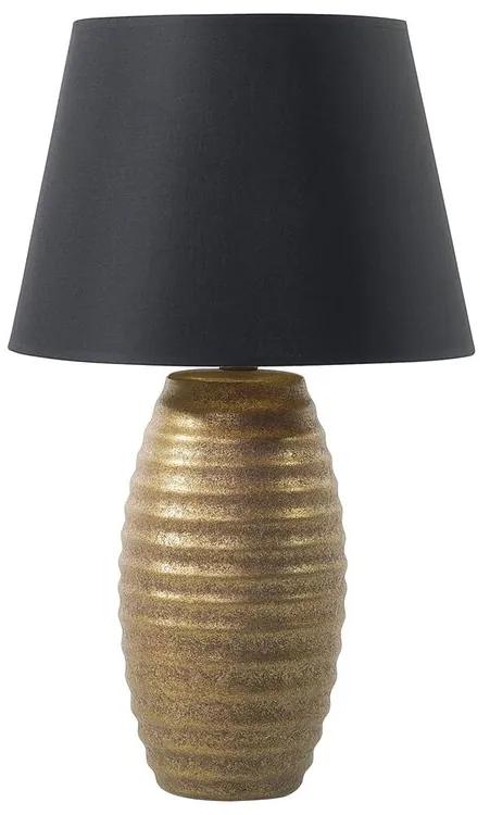 Zlatá stolná lampa a moderné nočné svetlo EBRO Beliani