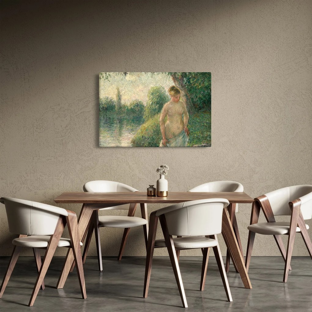 Obraz - Camille Pissarro, The Bather, reprodukcia (90x60 cm)