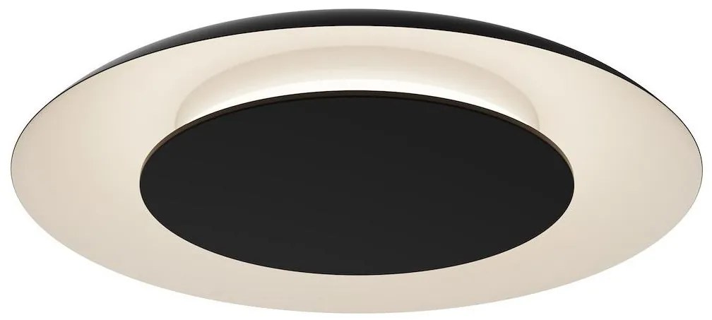 LED stropné svietidlo PIATTINO LED/30W/230V 3000/4000/6000K pr. 40 cm čierne