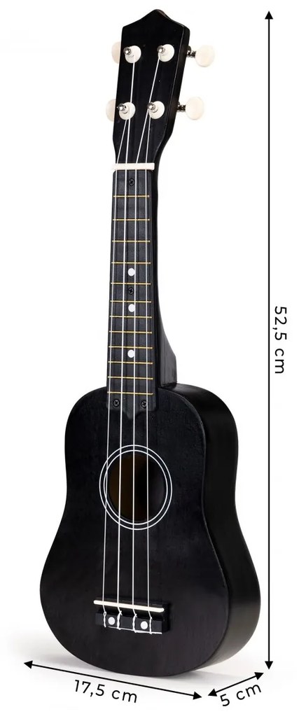 Detské ukulele ZOE čierne