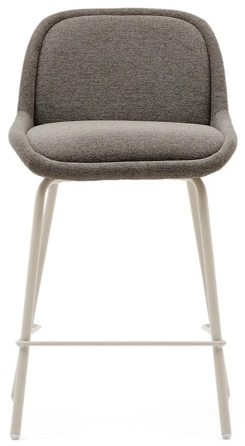 Barová stolička sivobéžová (výška sedadla 65 cm) Aimin – Kave Home