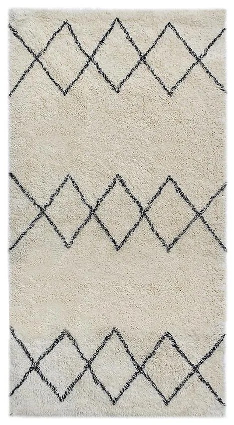 Koberec Berber 01 krémová 70x140 Merkury Home