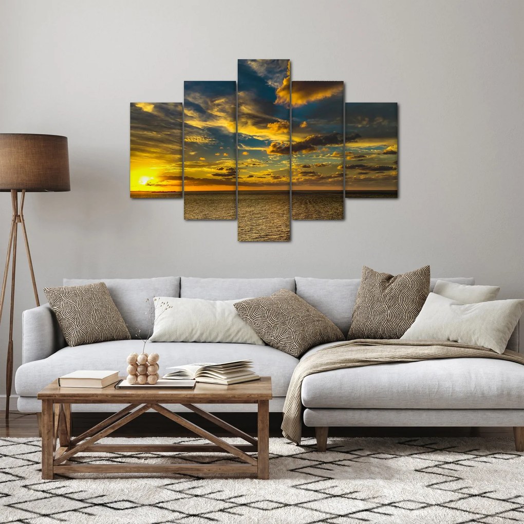 Západ slnka na mori (150x105 cm)