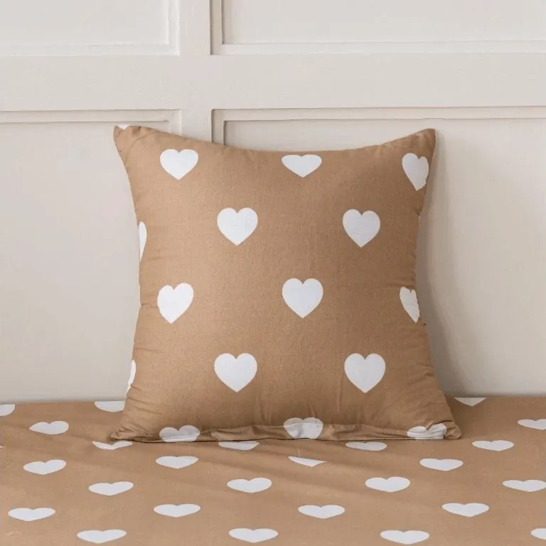 Obliečky z mikrovlákna CARAMHEART hnedé Rozmer obliečky: 70 x 90 cm | 140 x 200 cm