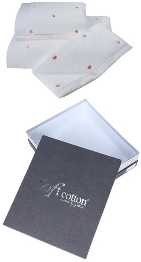 Soft Cotton Darčekové balenie uterákov a osušiek MICRO LOVE
