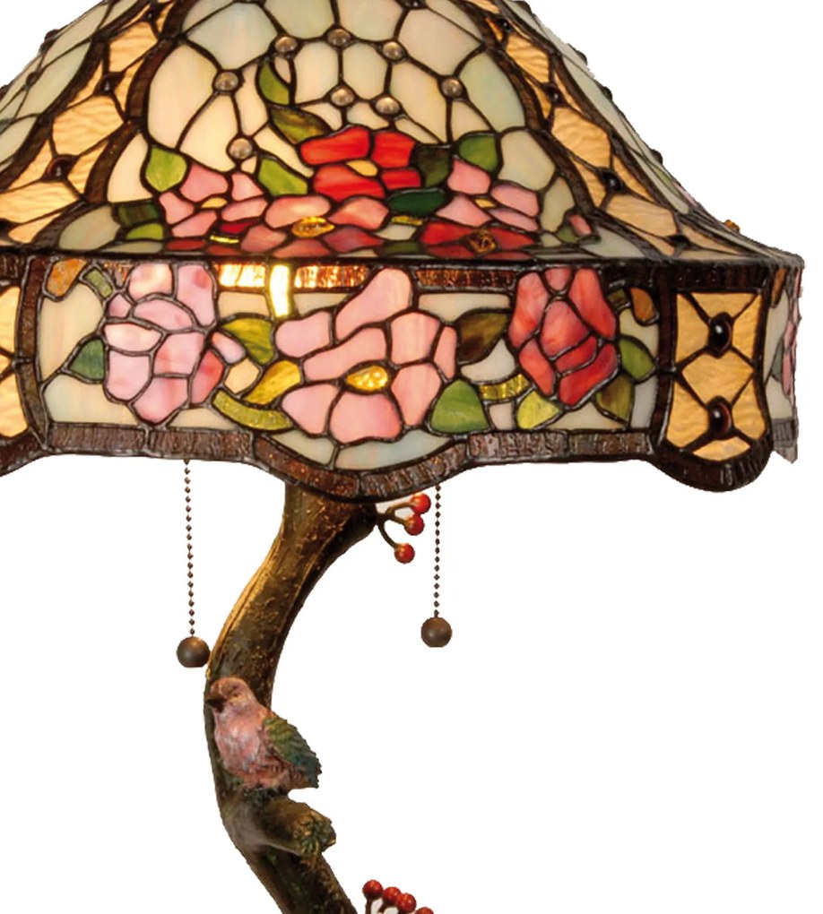 Luxusná dekoratívna Tiffany lampa vitráž EDEN Ø45*62