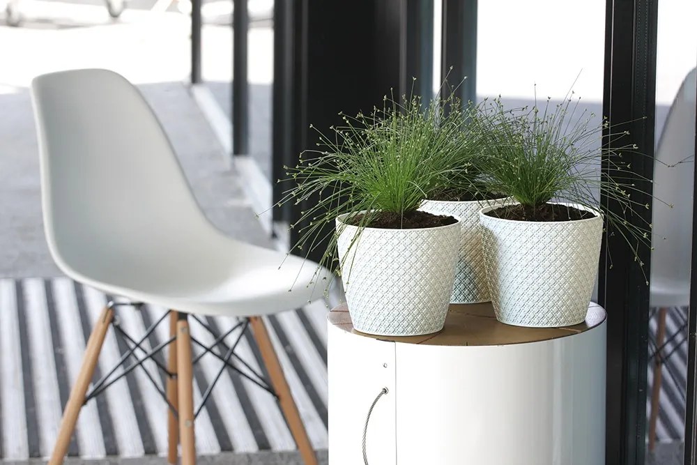 Kvetináč Orient biely