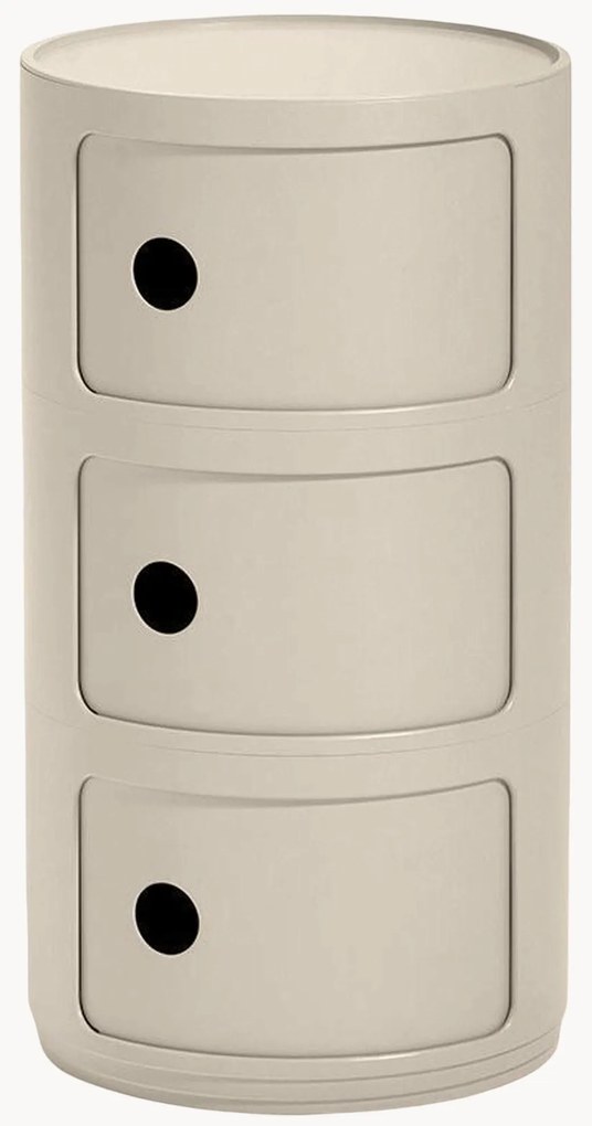 Dizajnová skrinka Componibili, 3 moduly, V 59 cm