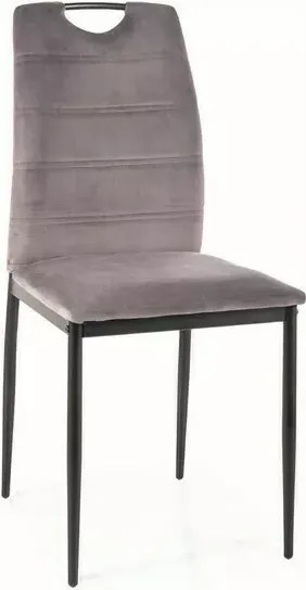 SI Stolička Rip Velvet sivý