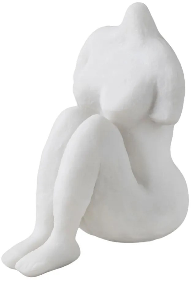 Soška z polyresínu (výška 14 cm) Sitting Woman – Mette Ditmer Denmark