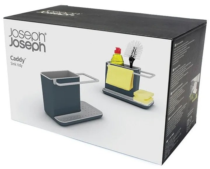 Sivý stojan na umývacie prostriedky Joseph Joseph Caddy Sink Tidy