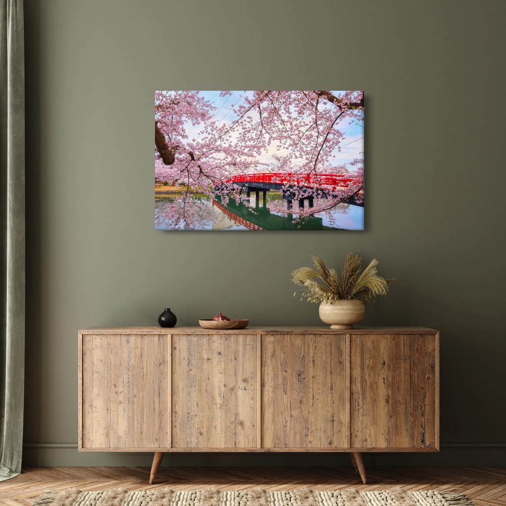Obraz - Hirosaki, Japonsko (90x60 cm)
