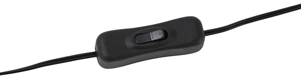 Dizajnová stolná lampa čierna vrátane LED stmievateľná - Ying