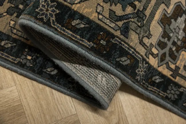 Koberec Dywilan Superior Oman, ornament, tmavomodrý