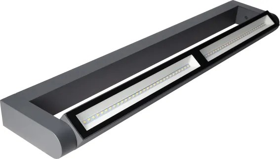 Brilagi -LED Vonkajšie nástenné svietidlo SALERNO LED/24W/230V 66 cm antracit IP65