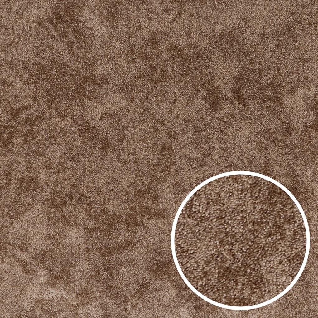 AKCIA: 75x300 cm Koberec metráž Serenade 827, šíře, hnedá, filc, obývacia izba, ITC