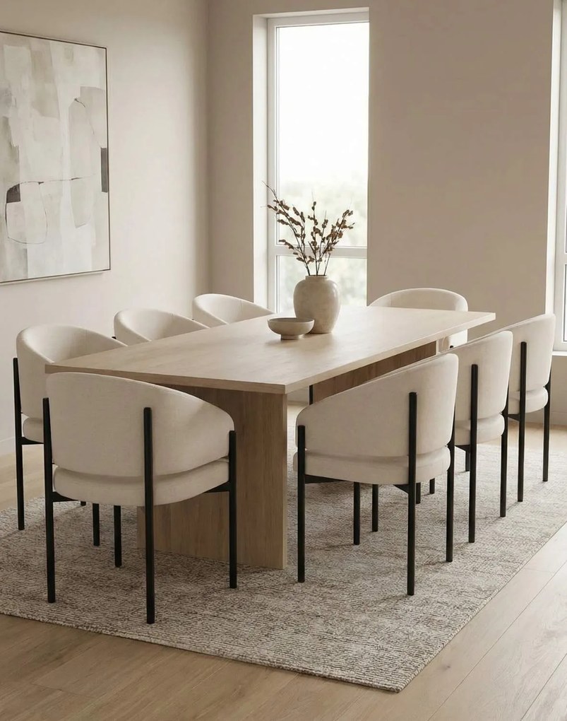 Jedálenská stolička Lugano, béžová