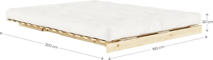 Tmavohnedá rozkladacia pohovka 160 cm Roots – Karup Design