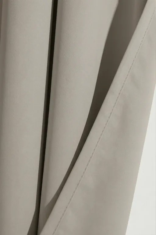 Záves na riasiacu pásku HOLD tmavobéžový 140x270 cm