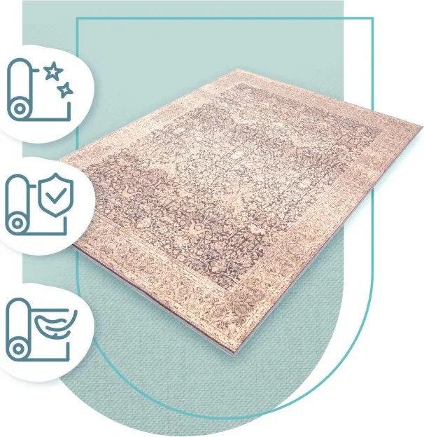 Koberec Dywilan Moon Super Sadi strieborný